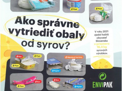 Ako správne vytriediť obaly od syrov?