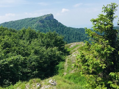 pohľad na Kľak z Ostrej skaly